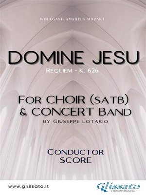 cover image of Domine Jesu--Choir & Concert Band (score)